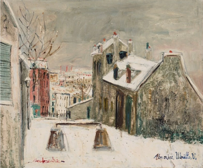 La casa di Mimi Pinson sotto la neve - 1940